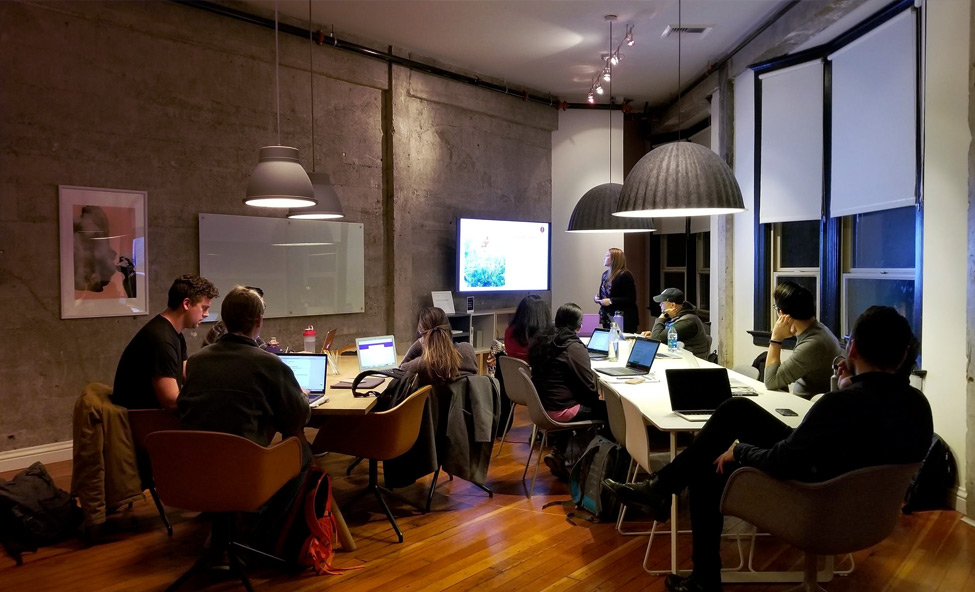 Group of people working